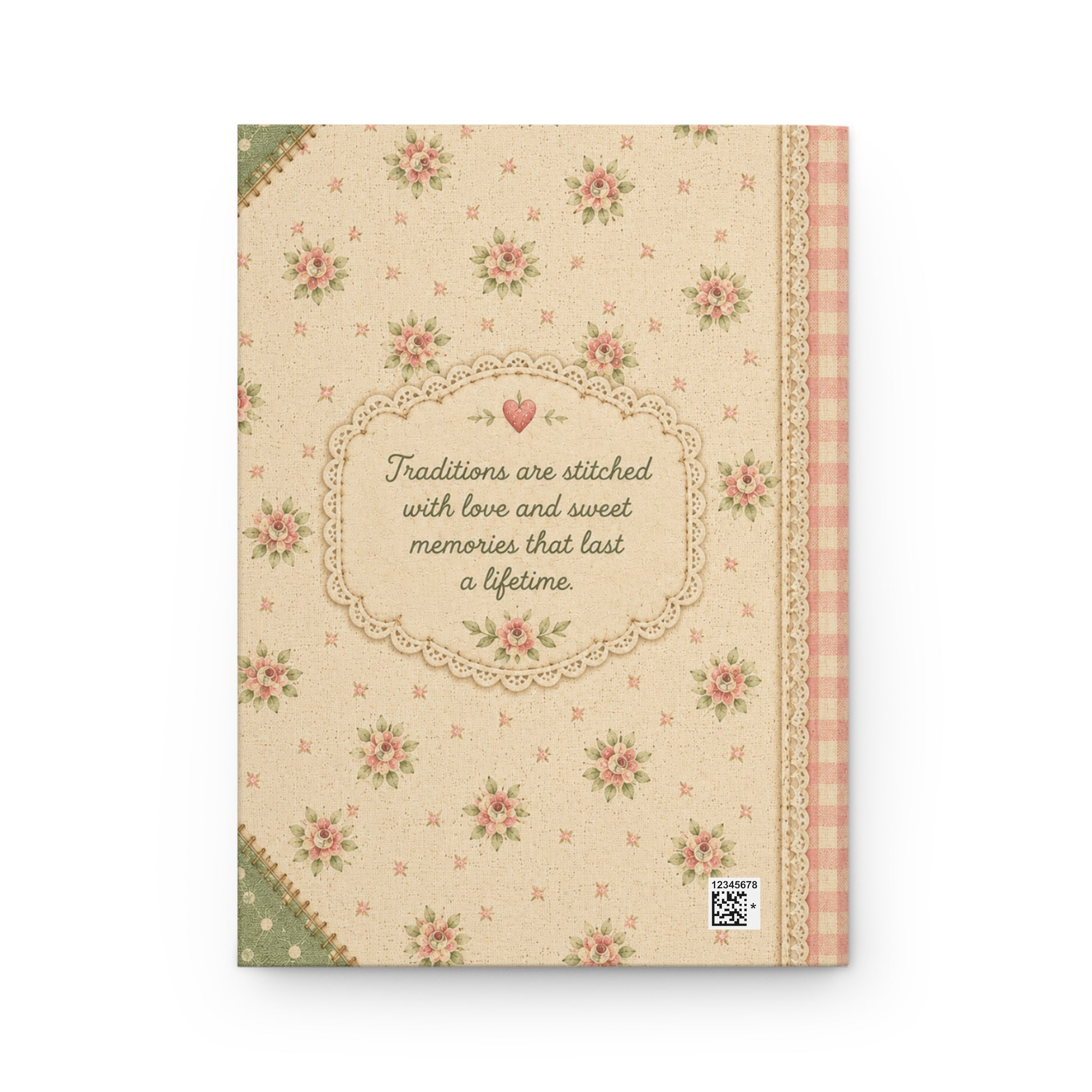 Family Traditions Journal, Recipe & Memory Book, Heirloom Keepsake Notebook, Grandma Recipe Journal, Bridal Shower Gift, Hardcover Journal