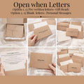Open When Letters | Choose Pre-Written or Blank Cards | Comfort Gift for Anxiety, Stress & Hard Days