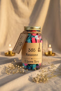 365 Reasons I Love You Jar – Universal Gift with Love Notes for partner